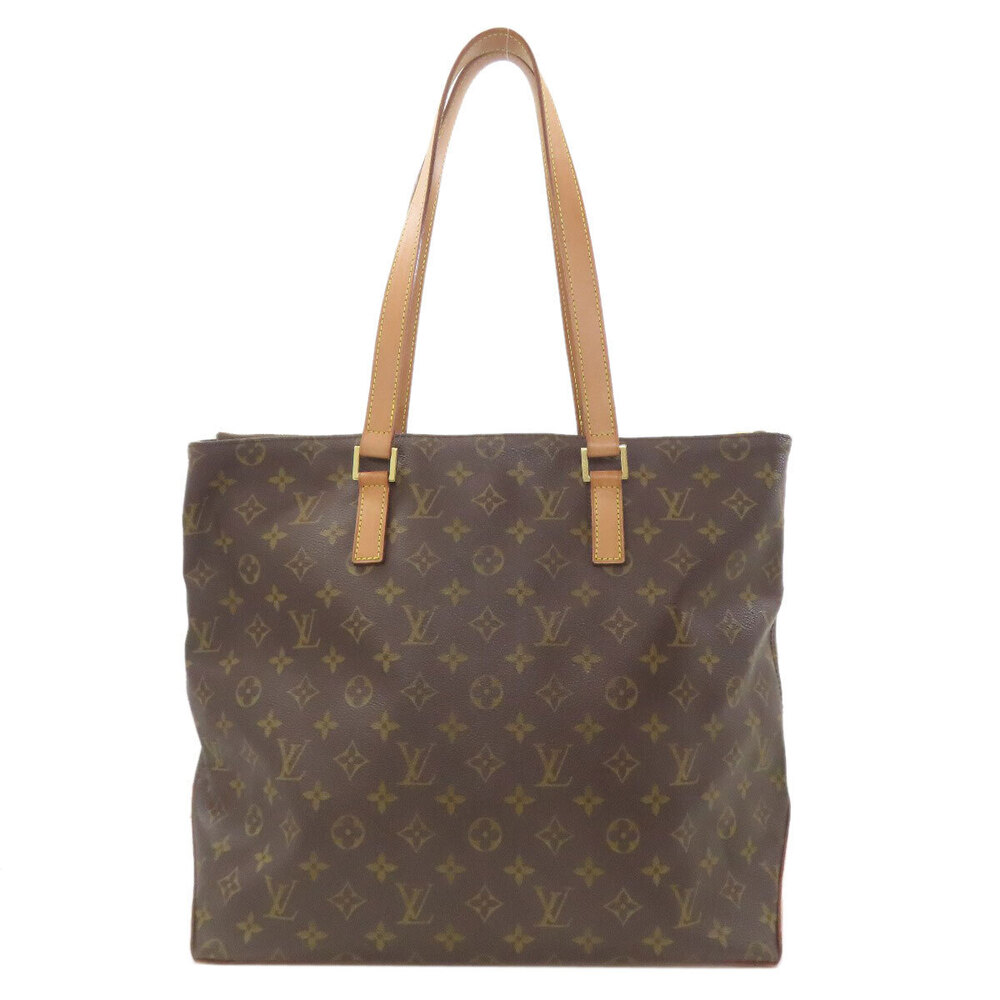 Louis Vuitton Bag Monogram Cabas Mezzo Canvas Tote Brown